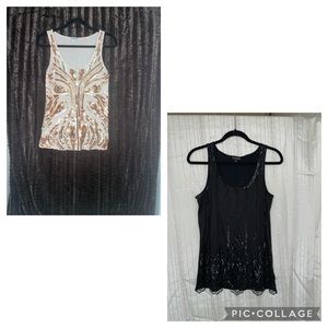 🦋3 for $30🦋 2 Express woman’s embellished tank tops